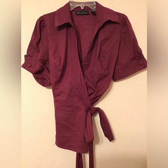 INC International Concepts Tops - Inc International concepts wrap blouse size 12